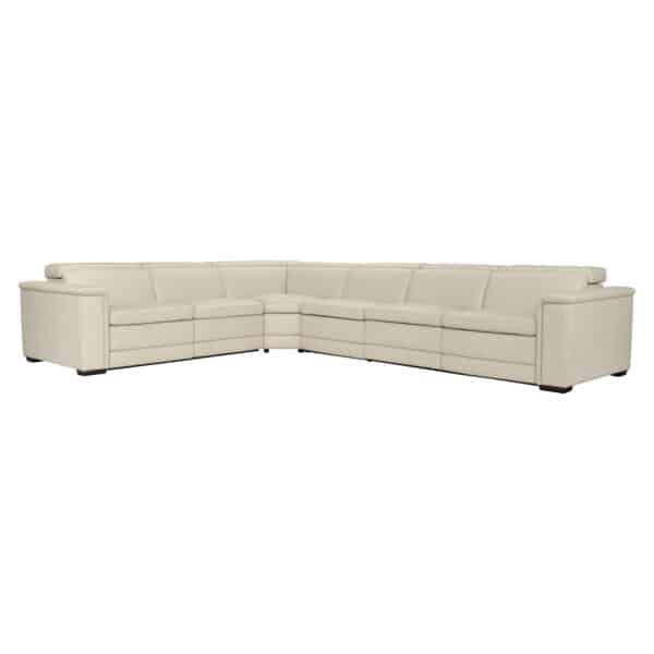 Lioni Leather Power Motion 4 Piece Sectional