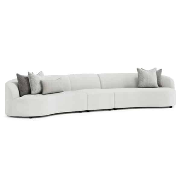 Elle Upholstered 3 Piece Sectional