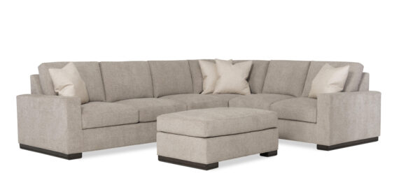 Ample Sectional with RAF Loveseat and Ottoman