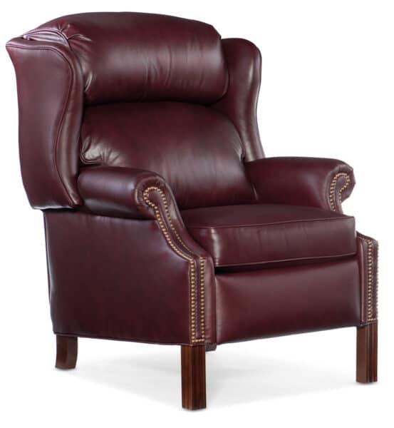 Chippendale Reclining Wing Chair