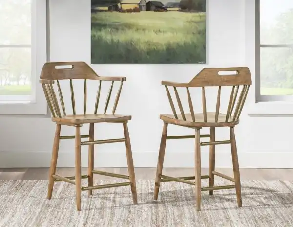 Vintage Market Counter Spindle Back Armchair