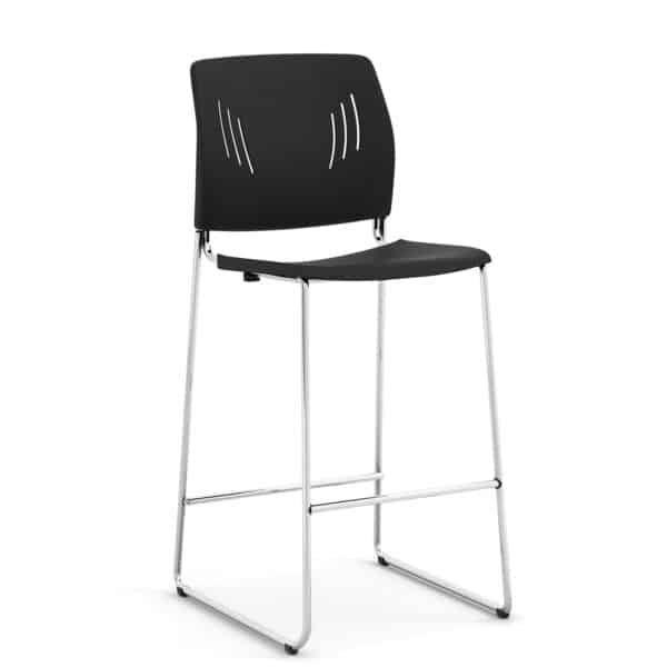 Rise Polyurethane Stool with Footrest