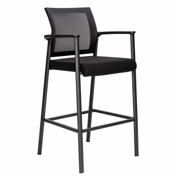 Oslo Mesh-Back Stool w/ Arms
