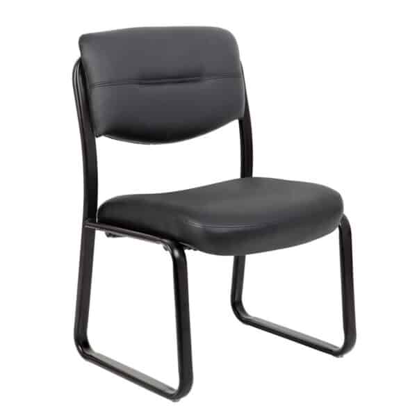Merit Armless Sled Base Guest Chair