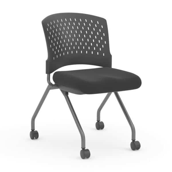 Perch Armless Nesting Chair with Casters
