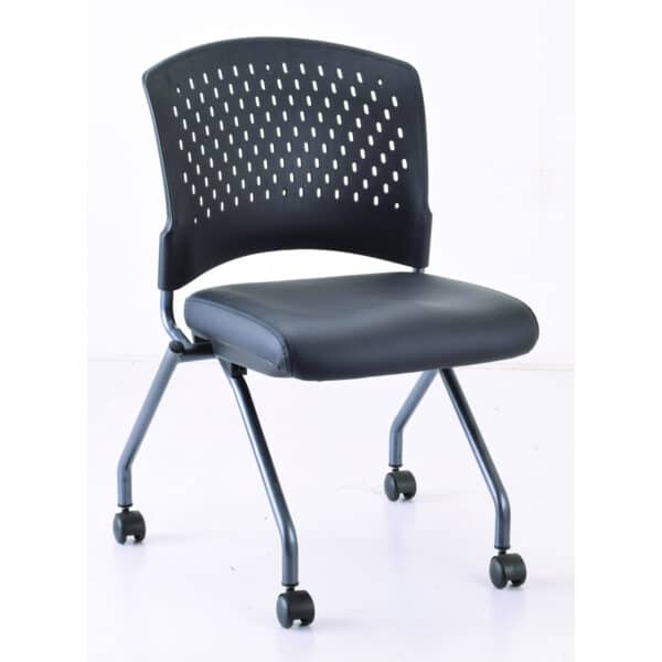 Perch Armless Nesting Chair w/ Casters
