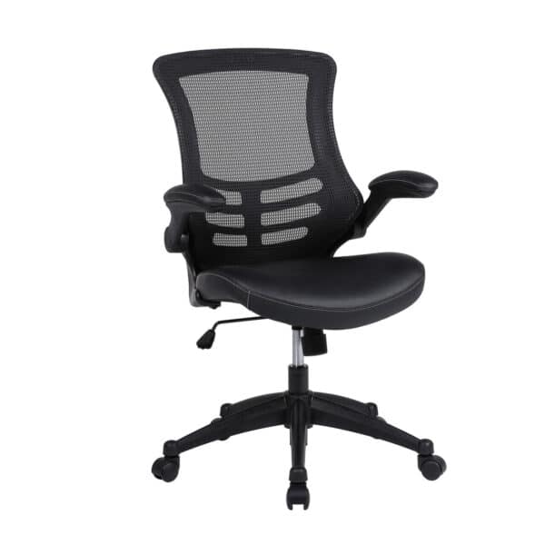 Serene 2 Bonded Leather Flip Arm Task Chair