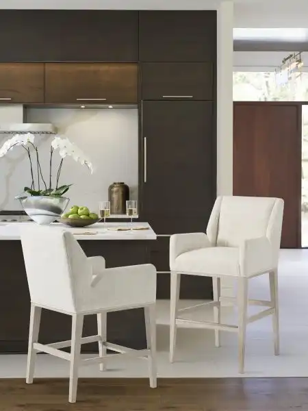 Antonio Upholstered Bar + Counter Stool