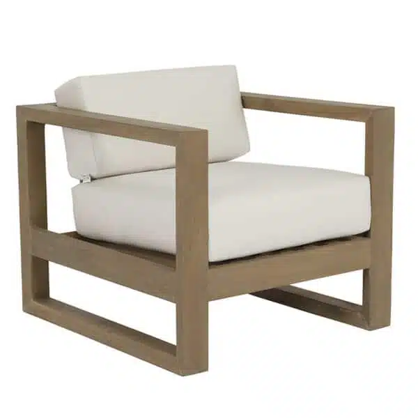 Stocked Coastal Teak Club Chair