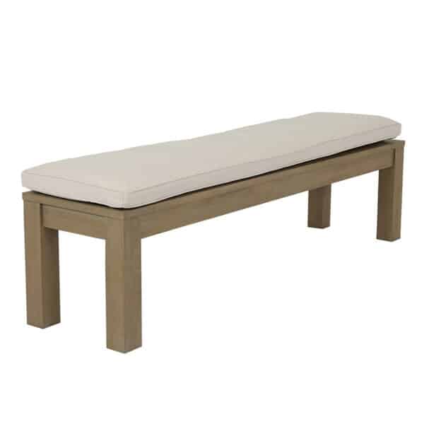Stocked Coastal Teak Bench