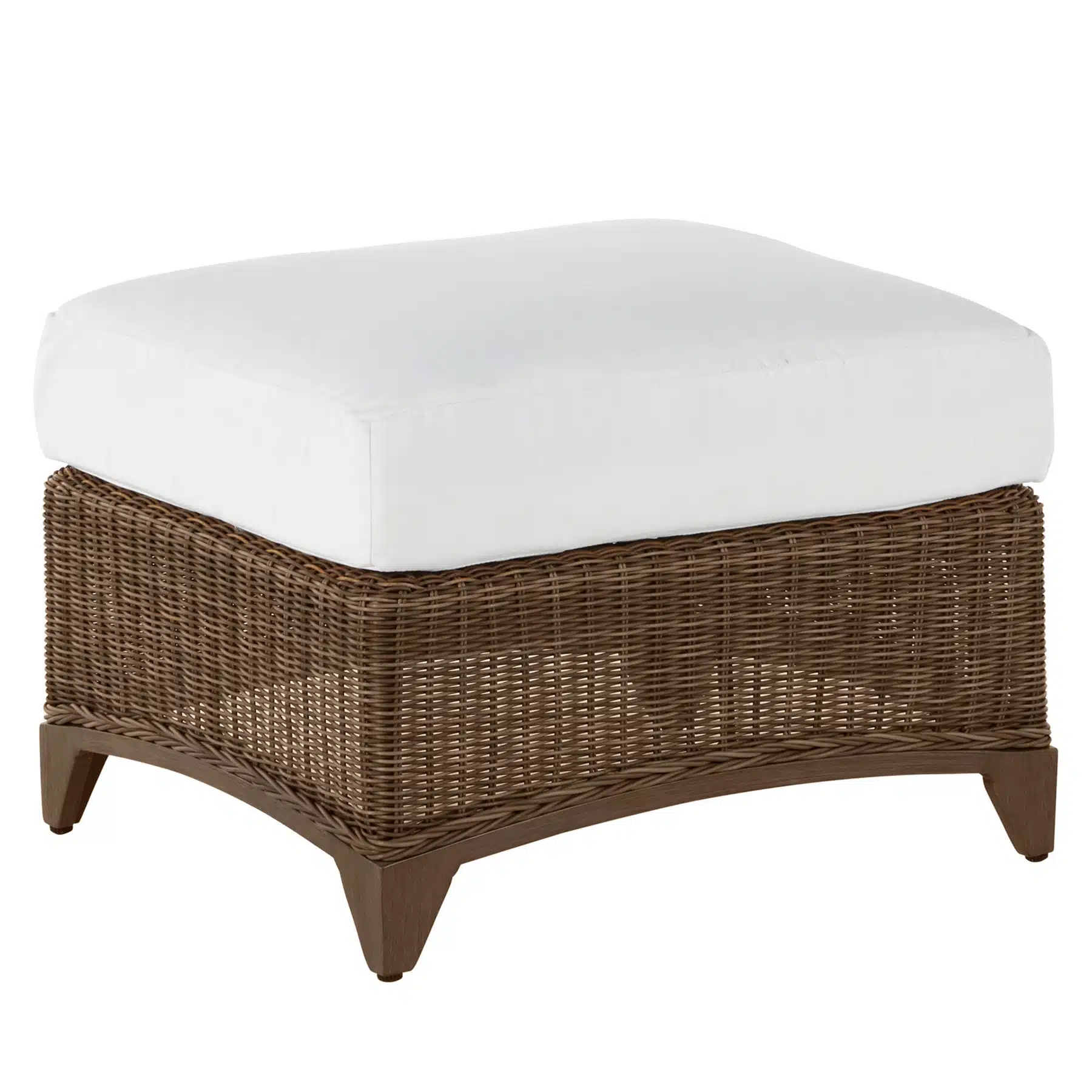 Astoria Woven Ottoman - Raffia, Oak