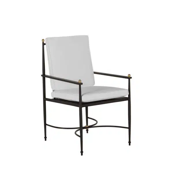 Roma Aluminum Arm + Side Chair