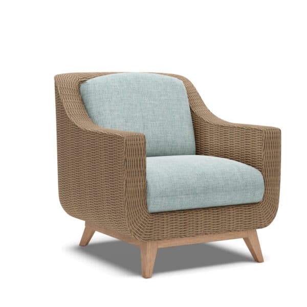 Isle of Palms Woven Lounge Chair with Cushion