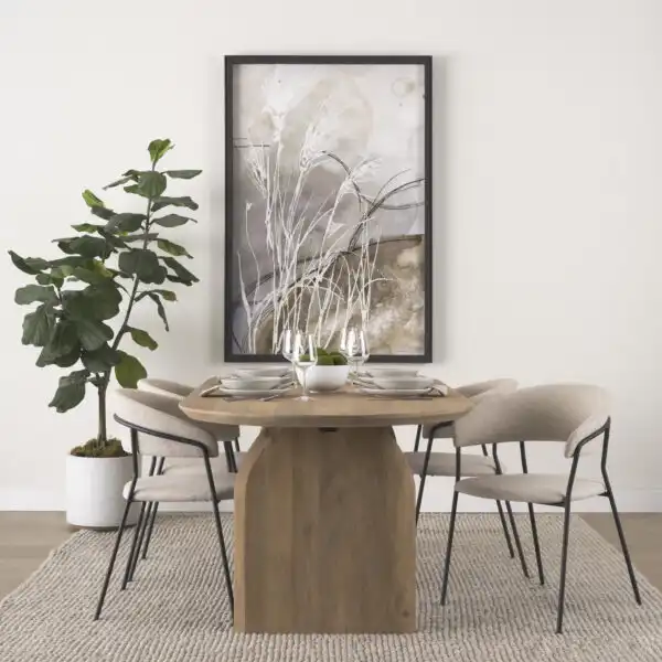 Carolyn Fabric Dining Chair, Qty of 2