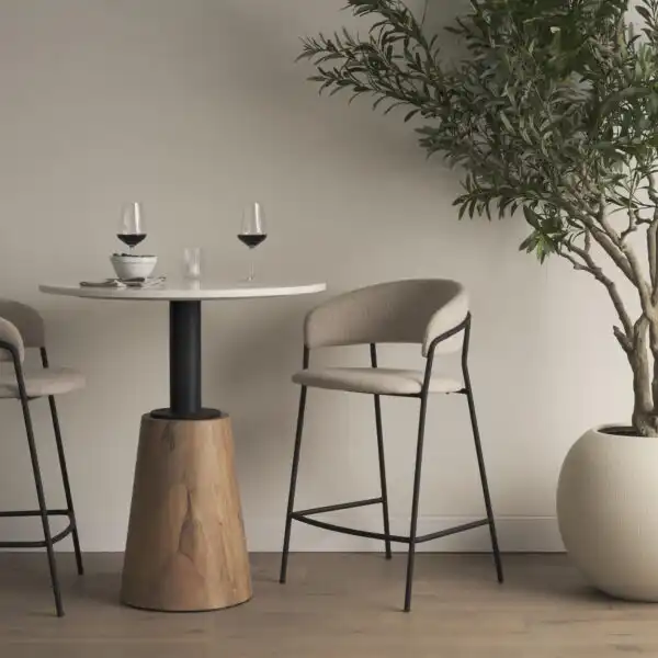 Carolyn Fabric Seat Counter Stool