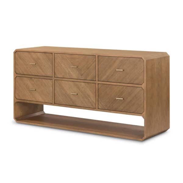 Caspian Six Drawer Dresser