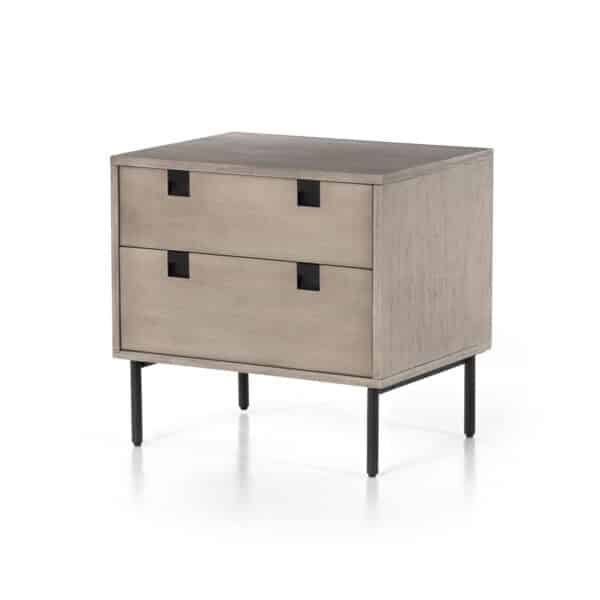 Carly Two Drawer Nightstand