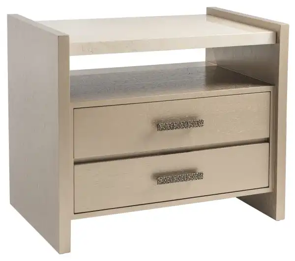 Africa Nightstand with Stone Top