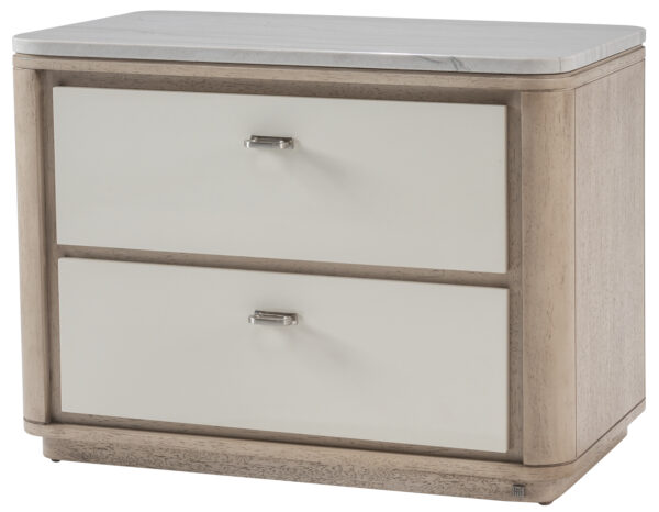 Gem Nightstand with Stone Top