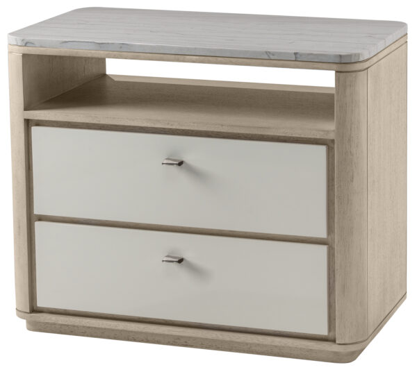 Gem Nightstand with Stone Top
