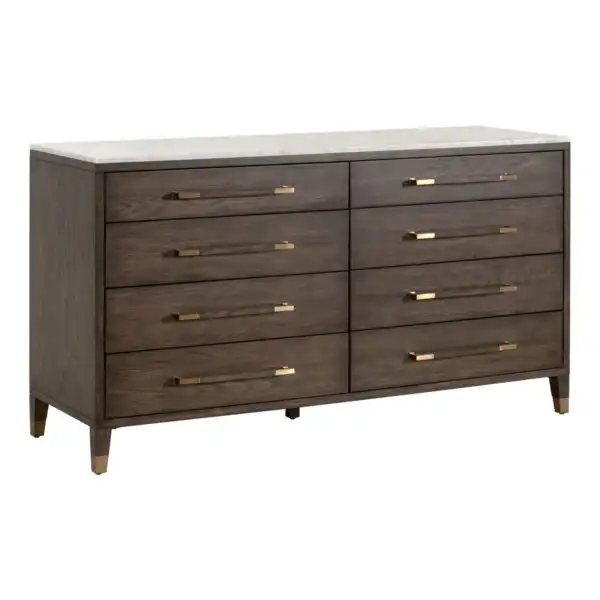 Cambria Eight Drawer Double Dresser