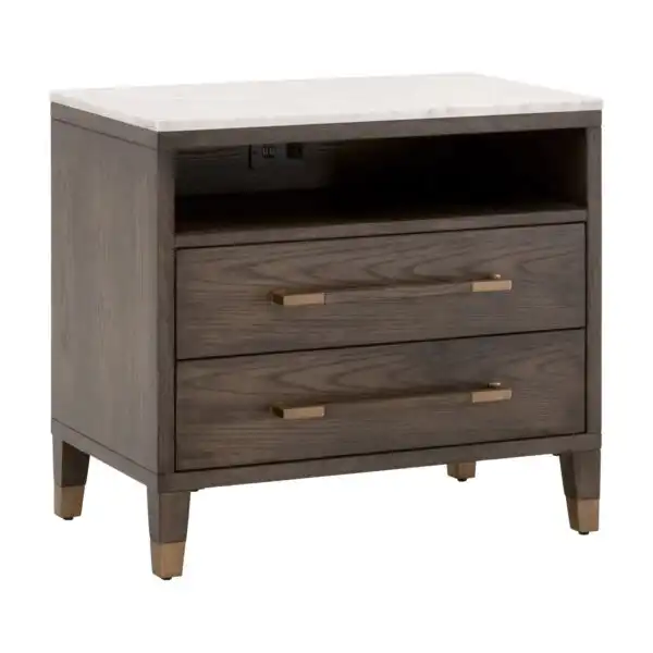 Cambria Two Drawer Nightstand