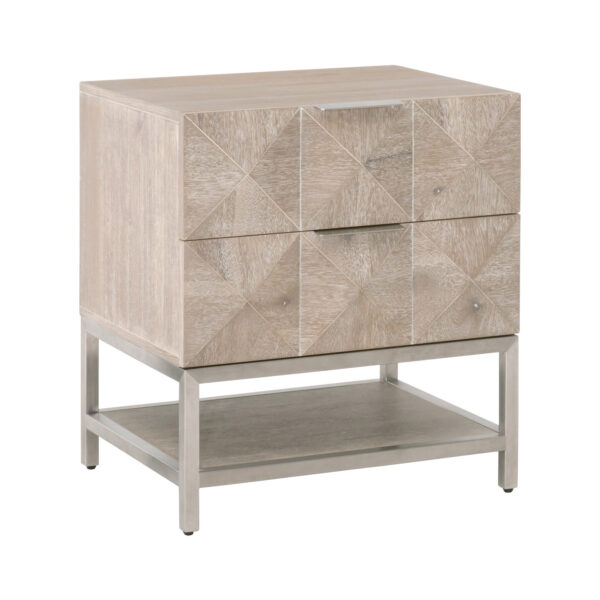 Atlas Two Drawer Nightstand
