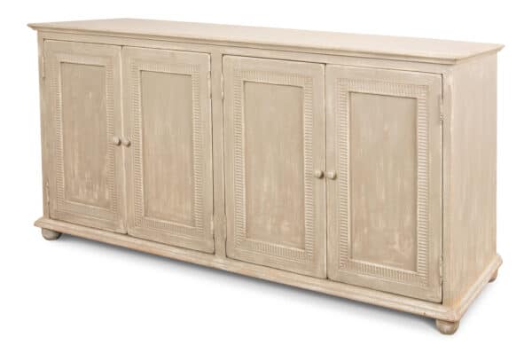 Pie Crust Door Cabinet