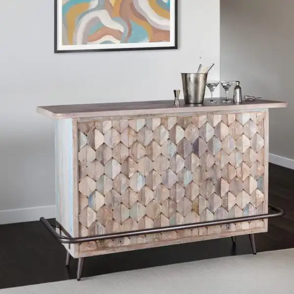 Ibiza Reclaimed Wood Bar