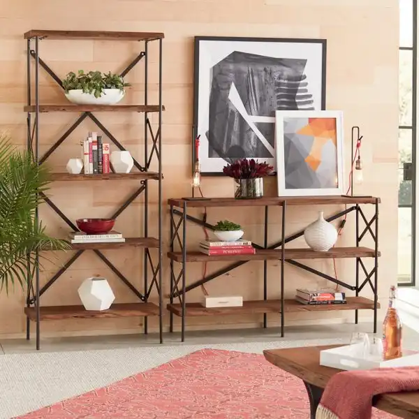 Organic Forge Tall Bookshelf