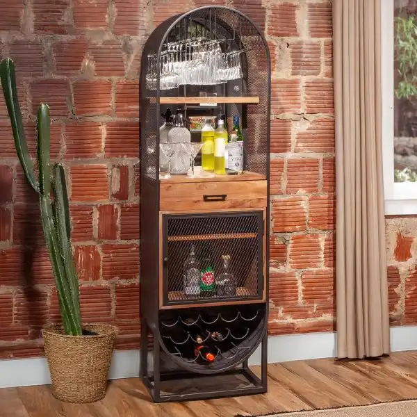 Roswell Iron/Mango Wood Bar Counter