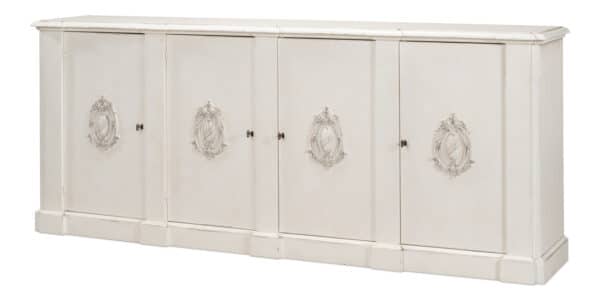 Crested Wall Cabinet