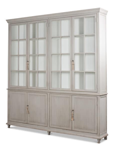 Harper Glass Front Bookcase