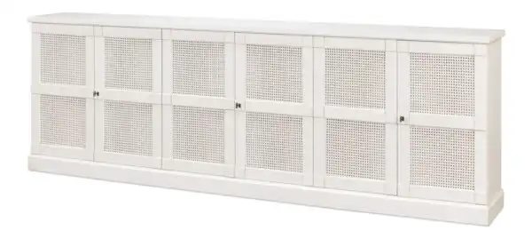 Luciana Six Cane Door Buffet