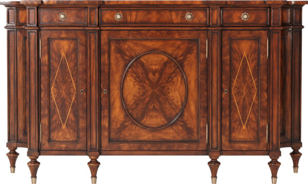 Concave Side Cabinet Sideboard