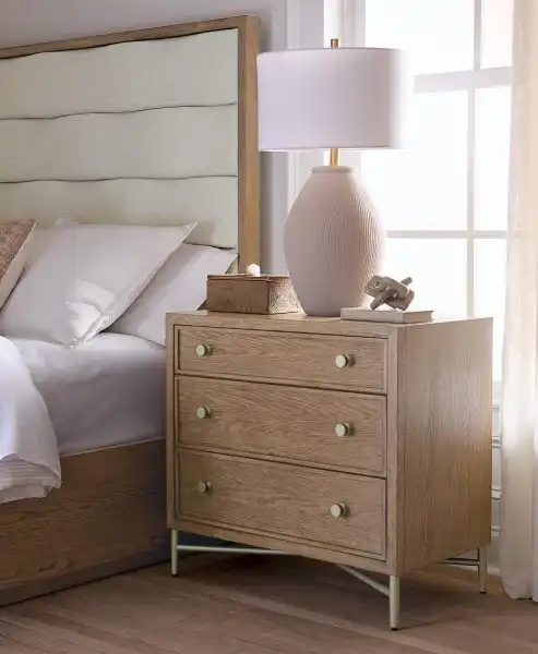 Sonnet Three Drawer Nightstand