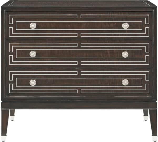 Spencer London Three Drawer Nightstand