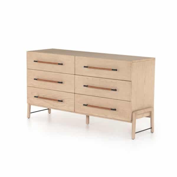 Rosedale Six Drawer Dresser - Yucca Oak, Chaps Sand