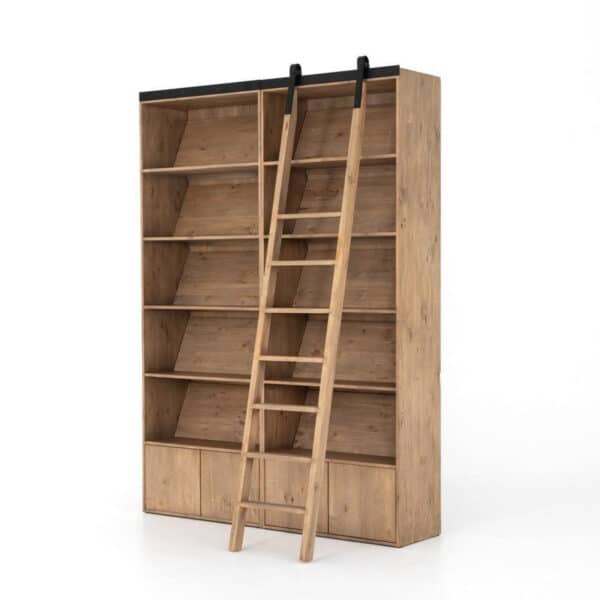 Bane Double Bookshelf with Ladder