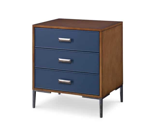 Three Drawer Small Nightstand