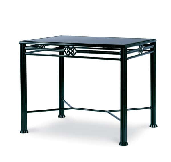 Augustine Metal Server with Tempered Glass