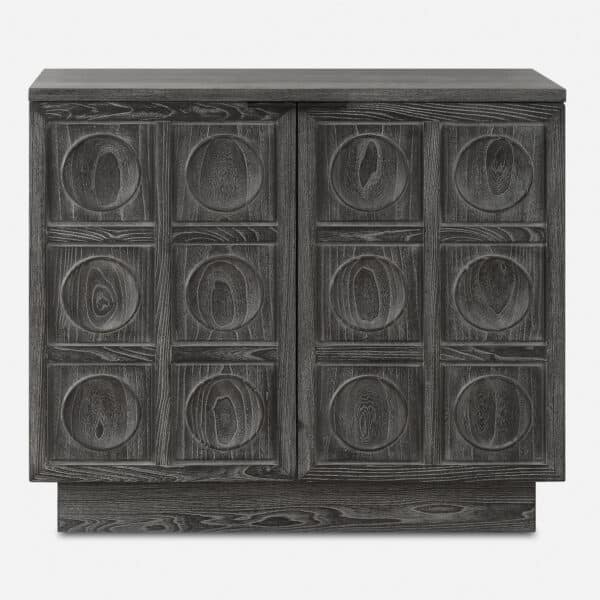 Shelby Two Door Ebony Stained Cabinet