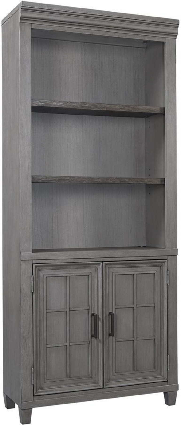 Caraway Door Bookcase - Aged Slate
