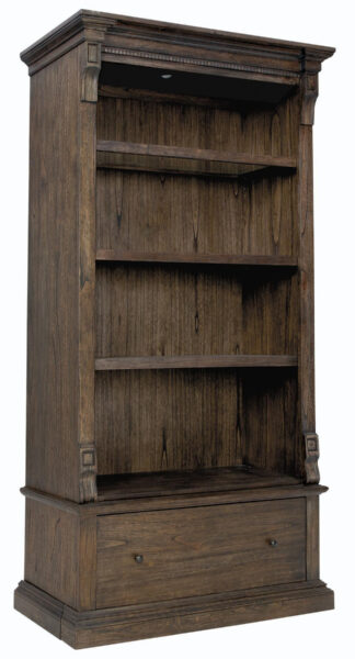 Wellington Estates Office Executive Center Bookcase - Wellington Java