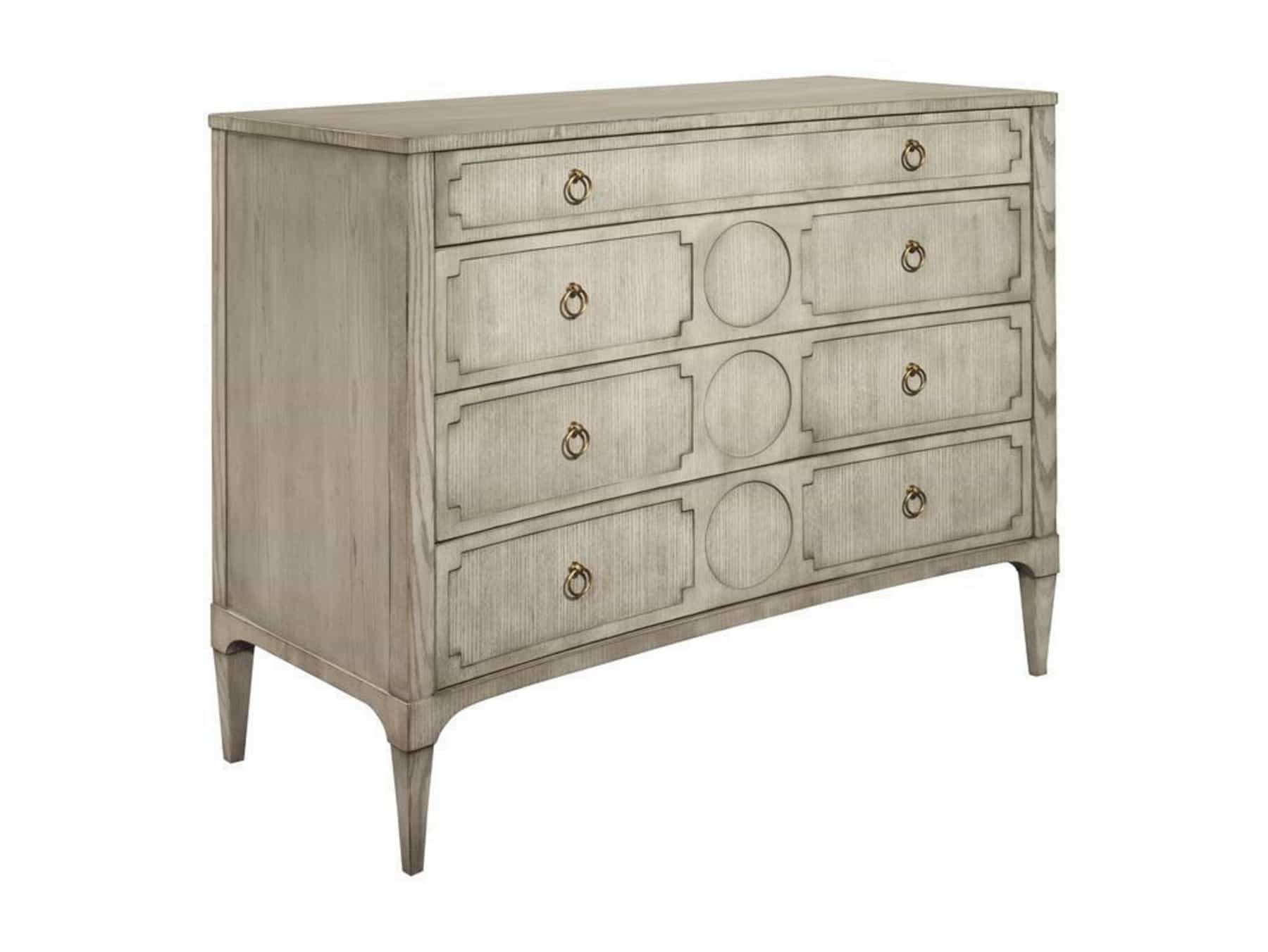 Artisan Curved Front Chest with Drawer Overlay