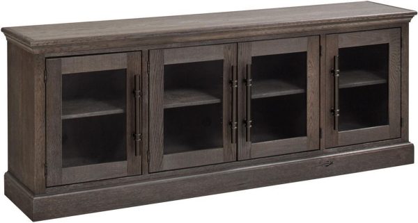 Manchester Four Door Console - Barnhouse Brown, 84"