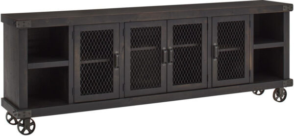 Industrial Four Door Console