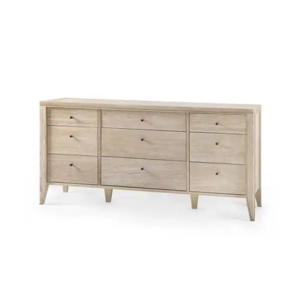 Paola Extra Large Nine Drawer Dresser