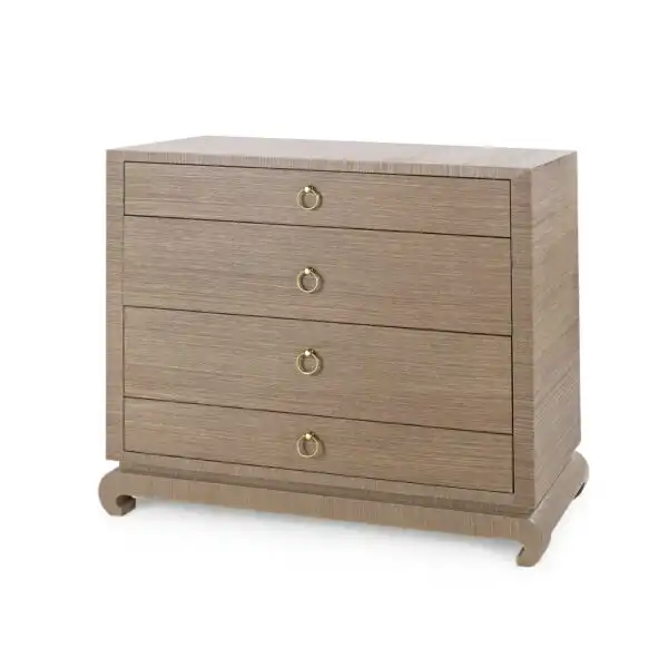 Ming Large Four Drawer Dresser