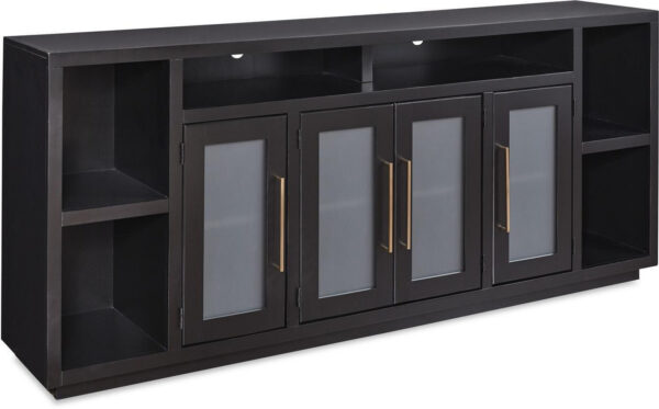 Perry Four Door/Open Shelf Console